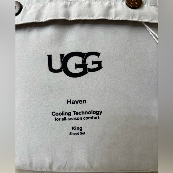 UGG Haven Cooling Technology King Sheet Set NWT - Picture 3 of 6